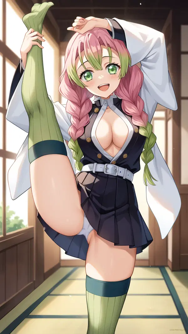 rule 34 video mitsuri - A Flame That Took the Long Way Back - AI generated portrait image in 1080x1920 resolution by @anon