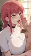 chainsaw man makima sex - A Spark That Refused to Fade - AI generated portrait image in 1080x1920 resolution by @anon