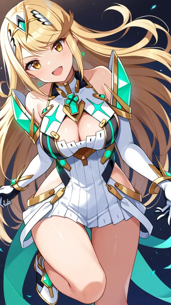 pyra mythra nude - A Fever Made of Yearning - AI generated portrait image in 1080x1920 resolution by @anon