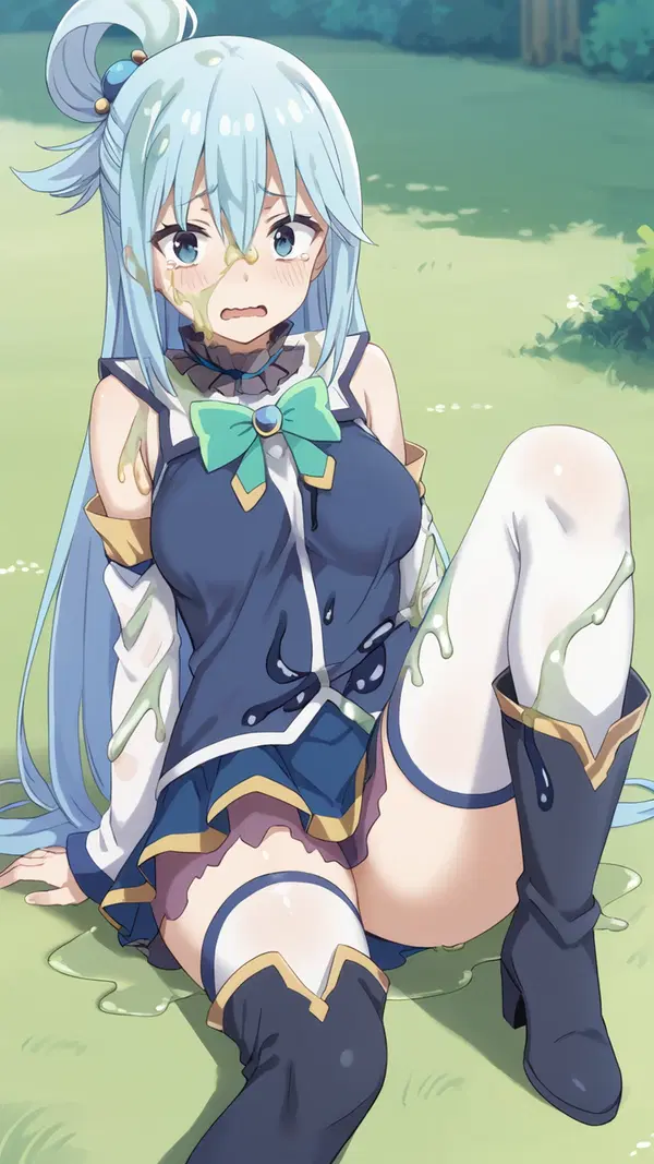 konosuba wiz porn - A Dangerous Kind of Spark - AI generated portrait image in 1080x1920 resolution by @anon