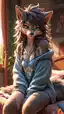 nsfw ai chat furry - The Wildness That Changed the Room - AI generated portrait image in 1080x1920 resolution by Anonymous Creator