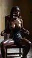 ebony naked boobs - An Edge That Turned Into Weather - AI generated portrait image in 1080x1920 resolution by Anonymous Creator