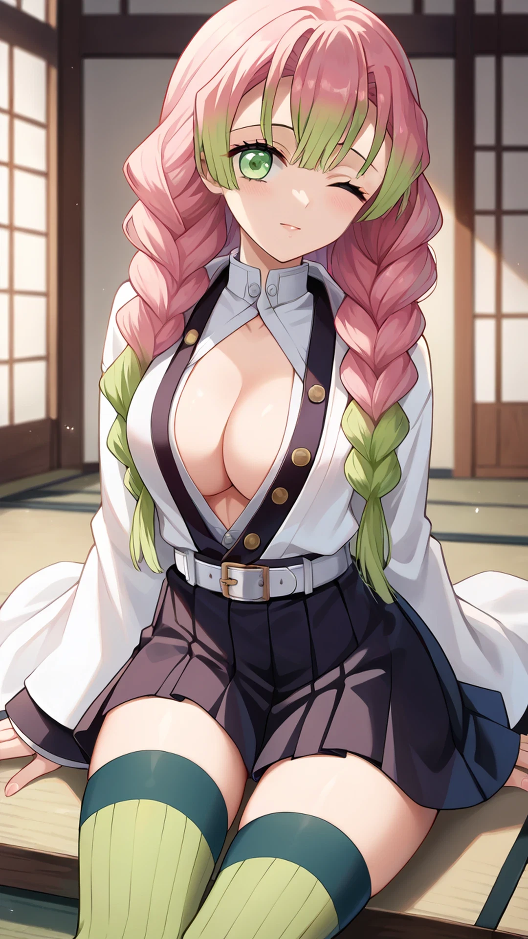 ai demon slayer porn - A Pull That Stayed After Midnight