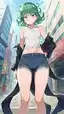 tatsumaki gif porn - The Night That Stayed Where It Should Not - AI generated portrait image in 1080x1920 resolution by @anon