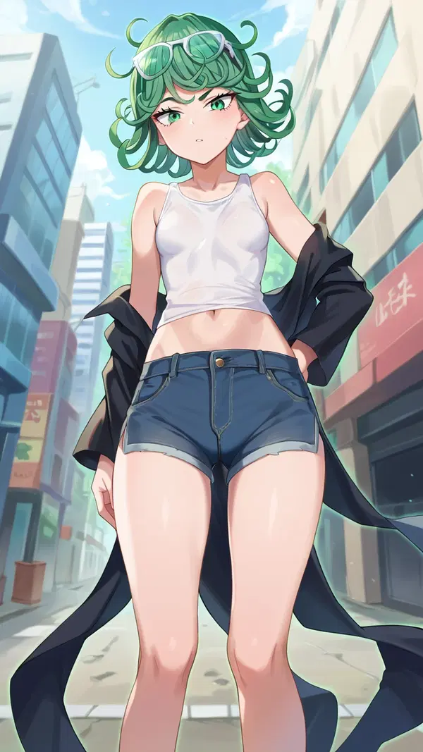 tatsumaki gif porn - The Night That Stayed Where It Should Not - AI generated portrait image in 1080x1920 resolution by Anonymous Creator