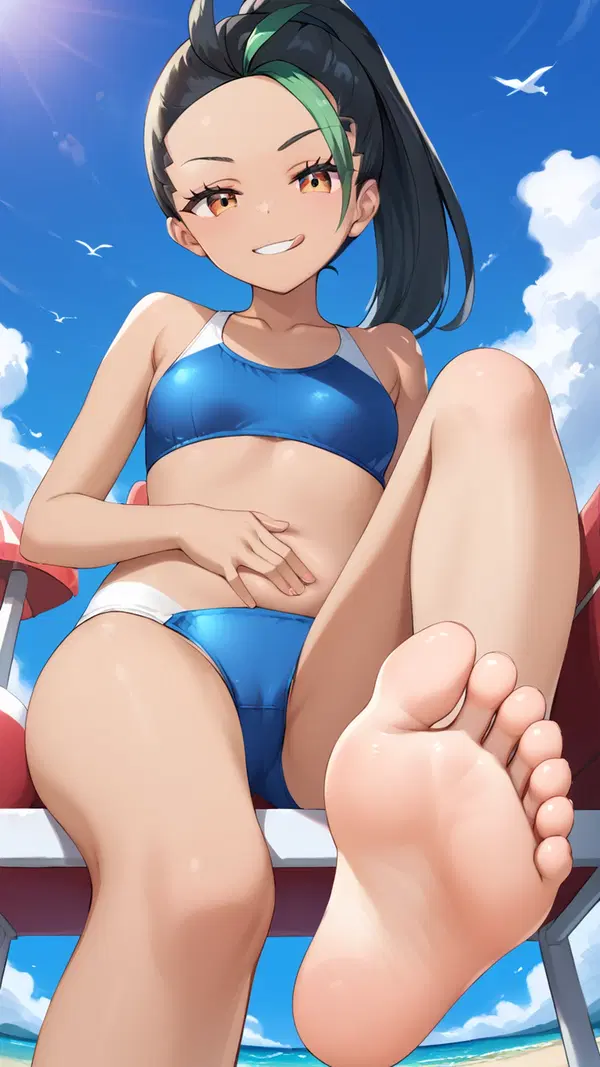pokemon tcg nemona - Fantasies That Feel Too Real - AI generated portrait image in 1080x1920 resolution by @anon