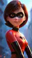 elastigirl incredibles - A Memory Burning Like Echo - AI generated portrait image in 1080x1920 resolution by @anon
