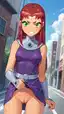 starfire x raven hentai - An Honest Kind of Fall - AI generated portrait image in 1080x1920 resolution by @anon