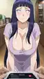 hinata r34 animation - The Longing That Moved Like a Secret - AI generated portrait image in 1080x1920 resolution by @anon