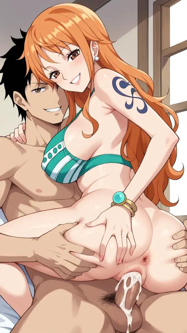 nami one piece drawing easy - Hot Enough to Leave a Mark - AI generated portrait image in 1080x1920 resolution by @anon