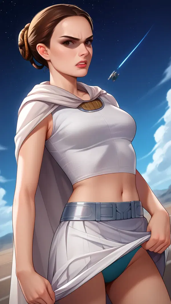 star wars nude mod - A Midnight Built From Heat - AI generated portrait image in 1080x1920 resolution by Anonymous Creator