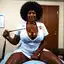 ebony big tits milf - The Tremor Beneath the Silence - AI generated square image in 1080x1080 resolution by @anon