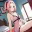 sakura tsunade porn - A Temptation That Burned Past the Warning - AI generated square image in 1080x1080 resolution by @anon