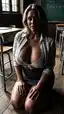 blush ai porn - Heat That Feels Like a Secret - AI generated portrait image in 1080x1920 resolution by @anon