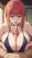 power nude chainsaw man - The Fall That Made the Night Lean Closer - AI generated portrait image in 1080x1920 resolution by @anon