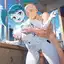 hentai jenny robot - The Silence That Became My Only Direction - AI generated square image in 1080x1080 resolution by @anon