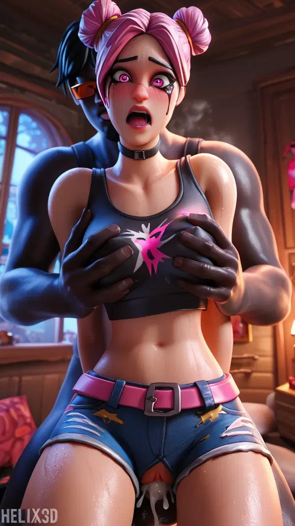 fortnite porn christmas - A Spark That Made the Night Lean Closer - AI generated portrait image in 1080x1920 resolution by Anonymous Creator