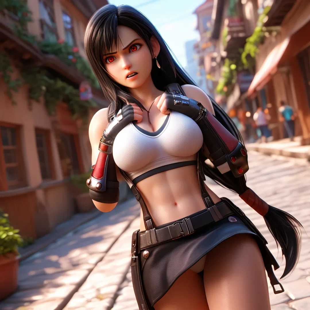 tifa lockhart ai art - The Spell That Took the Long Way Back