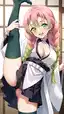 mitsuri y shinobu rule 34 - The Static That Turned the Key - AI generated portrait image in 1080x1920 resolution by @anon