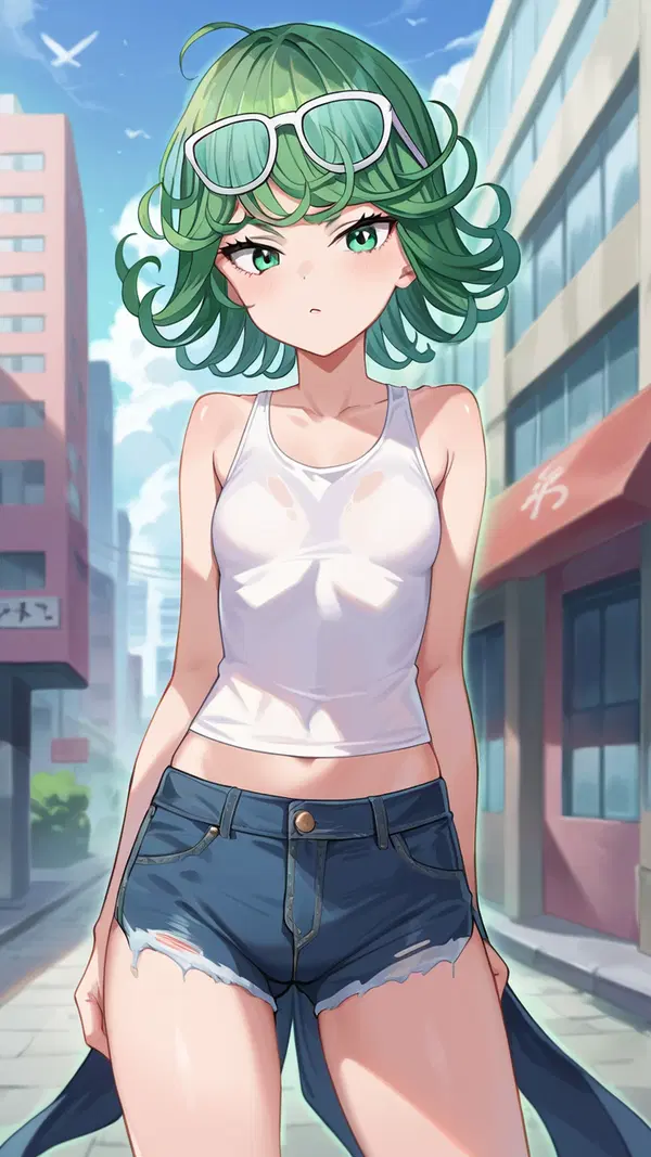 one punch man hentai ai - A Danger That Left No Easy Exit - AI generated portrait image in 1080x1920 resolution by @anon