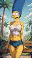 simpsons bart porn - A Fall That Turned Softly Dangerous - AI generated portrait image in 1080x1920 resolution by @anon