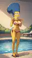 os simpsons hentai gif - A Heat That Turned Want Into Weather - AI generated portrait image in 1080x1920 resolution by @anon