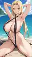 tsunade hot ai - The Reverie That Followed Me Home - AI generated portrait image in 1080x1920 resolution by Anonymous Creator