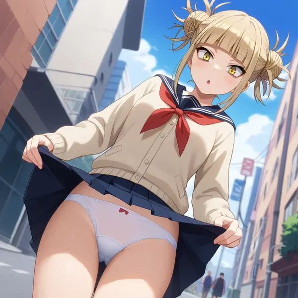 himiko toga backstory - A Pulse That Refused to Fade - AI generated square image in 1080x1080 resolution by @anon