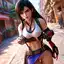 tifa lockhart throat fuck - When the Dark Calls It Danger - AI generated square image in 1080x1080 resolution by @anon