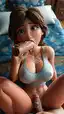 aunt cass sfm hentai - The Pull That Stayed After Midnight - AI generated portrait image in 1080x1920 resolution by @anon