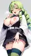 shinobu x mitsuri sex - The Reverie That Forgot How to Leave - AI generated portrait image in 1080x1920 resolution by @anon