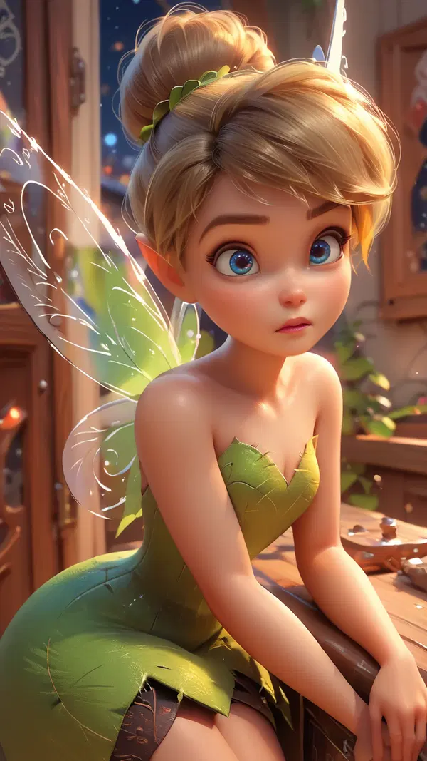 nsfw fairy - A Room Filled With Silence - AI generated portrait image in 1080x1920 resolution by @anon