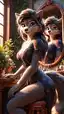 furry sex chat - A Trace That Carried Too Much Heat - AI generated portrait image in 1080x1920 resolution by Anonymous Creator