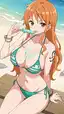 one piece nude bath - The Heat That Opened Like a Bruise - AI generated portrait image in 1080x1920 resolution by @anon