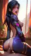 seraphine lol r34 - Every Hunger That Found the Dark - AI generated portrait image in 1080x1920 resolution by Anonymous Creator