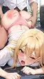 teen hentai ai - A Velvet That Became the Answer - AI generated portrait image in 1080x1920 resolution by @anon
