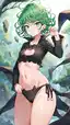 tatsumaki ai voice - The Secret That Left No Easy Exit - AI generated portrait image in 1080x1920 resolution by @anon