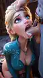 nude frozen elsa - No Map for This Devotion - AI generated portrait image in 1080x1920 resolution by @anon