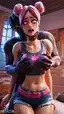 fortnite jules porn - A Silence That Felt Like Falling - AI generated portrait image in 1080x1920 resolution by @anon