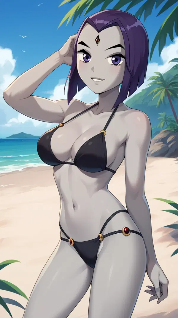 raven hentai comic - The Quiet Before Night - AI generated portrait image in 1080x1920 resolution by @anon
