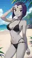 raven hentai comic - The Quiet Before Night - AI generated portrait image in 1080x1920 resolution by @anon