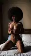 ebony sex chat - A Midnight That Felt Like a Warning - AI generated portrait image in 1080x1920 resolution by @anon