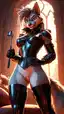 furry cosplay porn - A Current That Burned Without Sound - AI generated portrait image in 1080x1920 resolution by @anon