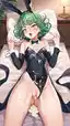 tatsumaki fanservice - Nights Too Hot to Survive - AI generated portrait image in 1080x1920 resolution by @anon