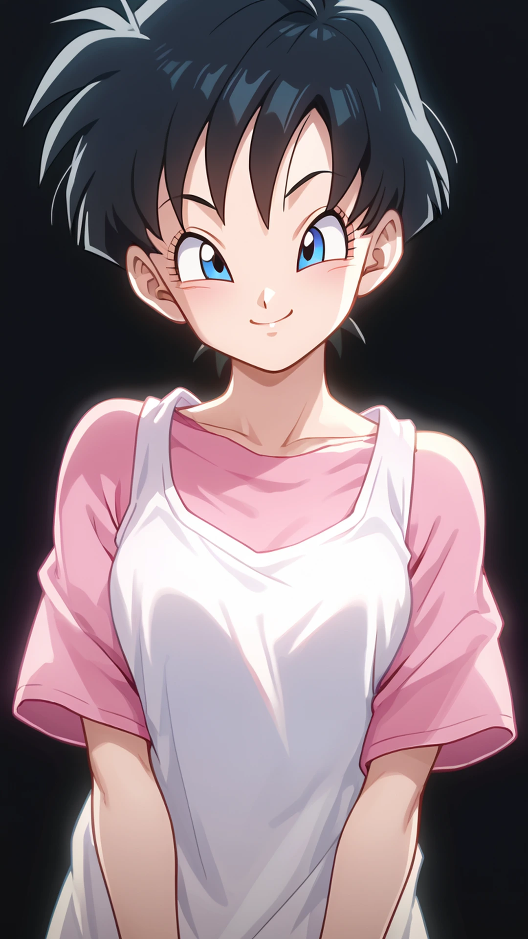 videl dragon ball - The Tremor That Left No Easy Exit - AI generated portrait image in 1080x1920 resolution by @anon