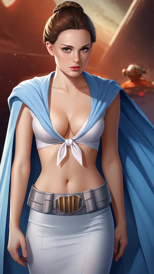 porn star wars padme - The Pull That Followed Me Home - AI generated portrait image in 1080x1920 resolution by Anonymous Creator