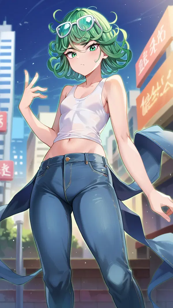 saitama and tatsumaki fanfiction - Burning for Something I Cannot Name - AI generated portrait image in 1080x1920 resolution by Anonymous Creator