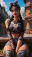 rule 34 fortnite animated - The Depth That Could Not Bury - AI generated portrait image in 1080x1920 resolution by @anon