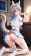 hentai poster - The Pull That Stayed After Midnight - AI generated portrait image in 1080x1920 resolution by @anon