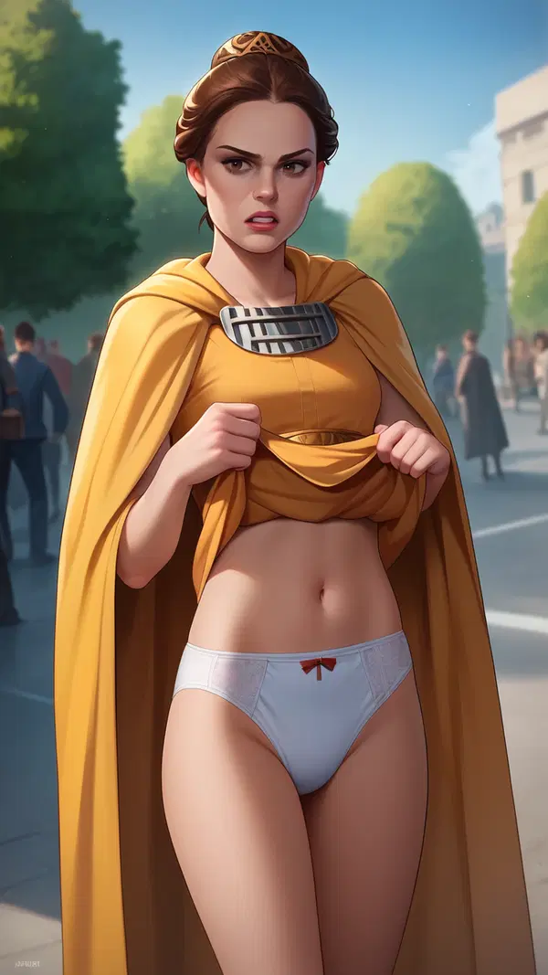 star wars: rey skywalker (a porn parody) - A Gravity That Turned Softly Dangerous - AI generated portrait image in 1080x1920 resolution by @anon